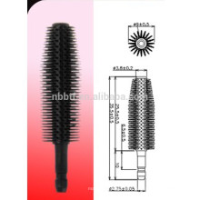 Silicone Stereoscopic slim mascara brush